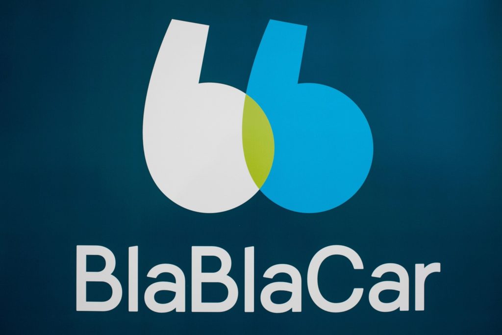 Foto da logomarca da Blablacar 