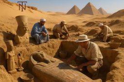 Descoberta arqueológica no Egito intriga especialistas