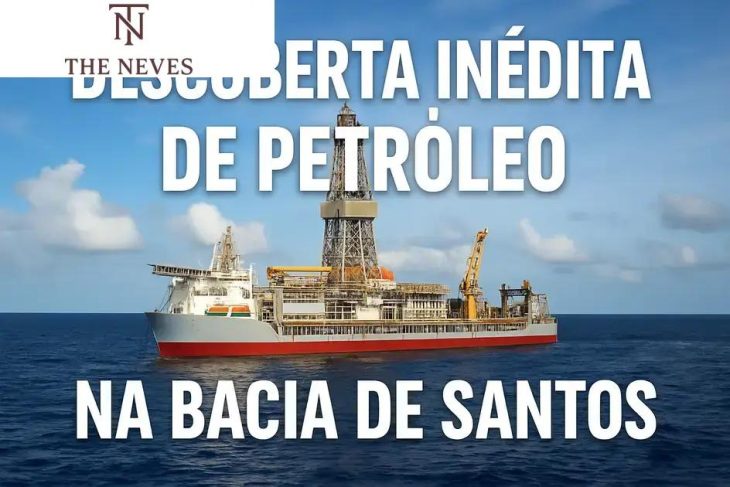 Descoberta inédita de petróleo na Bacia de Santos
